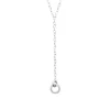 Maison de la Bijouterie Collier femme argent pendentif anneau VW355Z45 | Femme Collier Et Pendentif