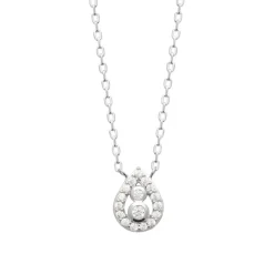 Maison de la Bijouterie Collier femme argent pendentif goutte VW345Z45 | Femme Collier Et Pendentif