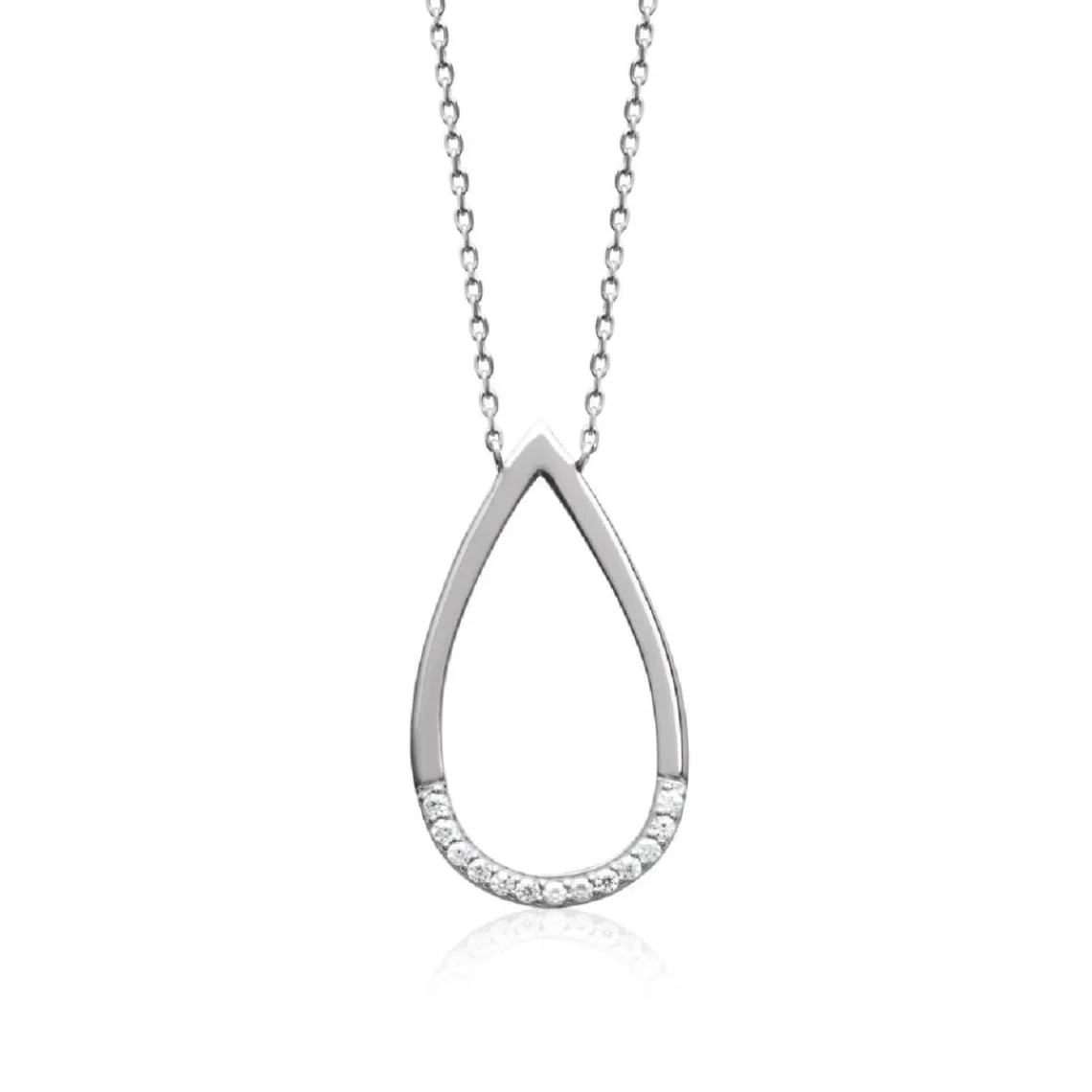 Maison de la Bijouterie Collier femme argent pendentif goutte VW30YV45 | Femme Collier Et Pendentif