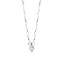 Maison de la Bijouterie Collier femme argent pendentif oxyde de zirconium VW3W6445 | Femme Collier Et Pendentif