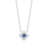 Maison de la Bijouterie Collier femme argent pendentif bleu VW3UV545 | Femme Collier Et Pendentif