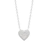 Maison de la Bijouterie Collier femme argent pendentif cœur oxyde VW3W5V45 | Femme Collier Et Pendentif