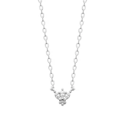 Maison de la Bijouterie Collier femme argent pendentif oxyde de zirconium VW3W6Y45 | Femme Collier Et Pendentif