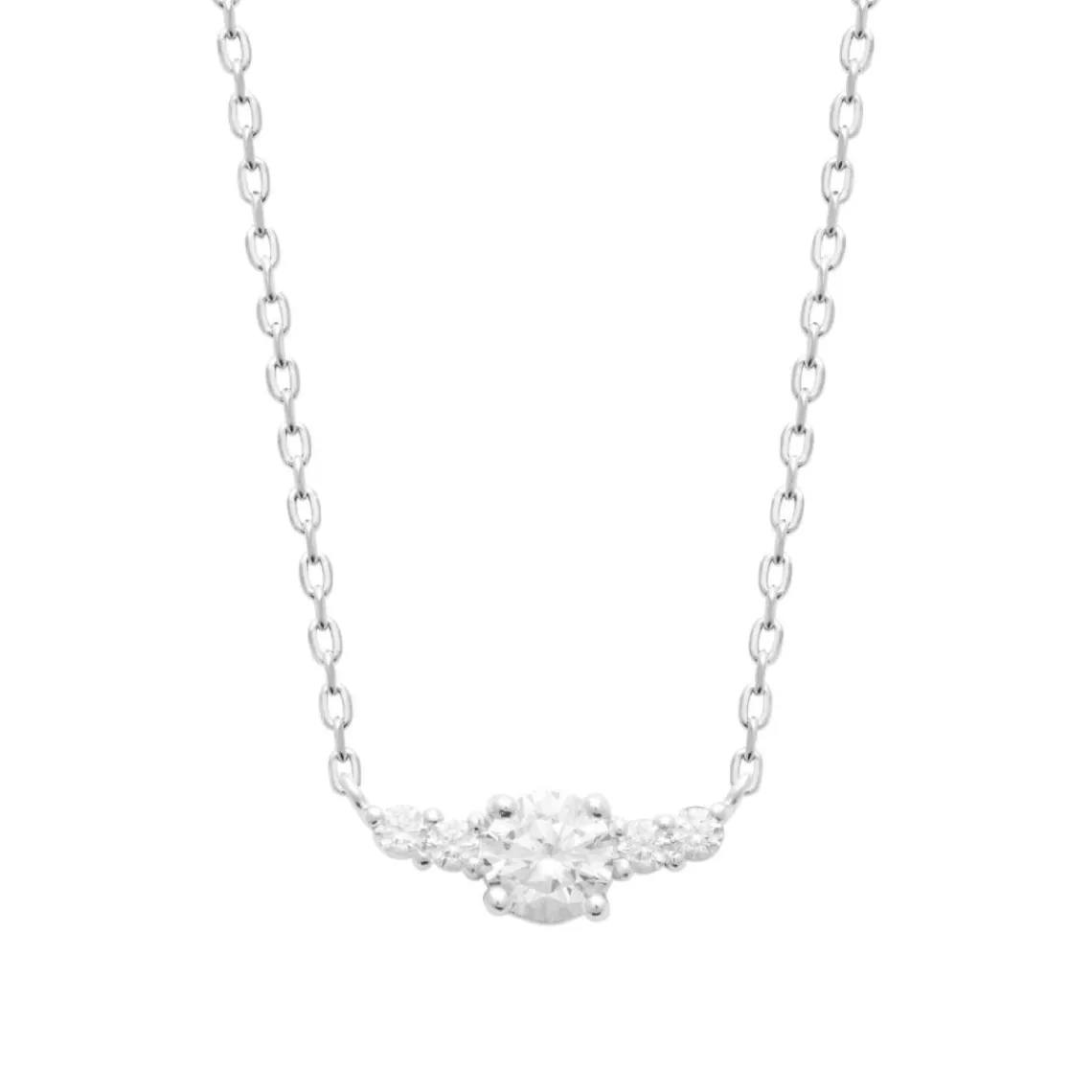 Maison de la Bijouterie Collier femme argent pendentif fantaisie oxydes VW3UW345 | Femme Collier Et Pendentif
