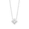 Maison de la Bijouterie Collier femme argent pendentif oxyde de zirconium VW3UV345 | Femme Collier Et Pendentif
