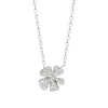 Maison de la Bijouterie Collier femme argent pendentif trèfle oxyde VW3W5W45 | Femme Collier Et Pendentif