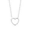 Maison de la Bijouterie Collier femme argent pendentif cœur fantaisie VW3U6Y45 | Femme Collier Et Pendentif