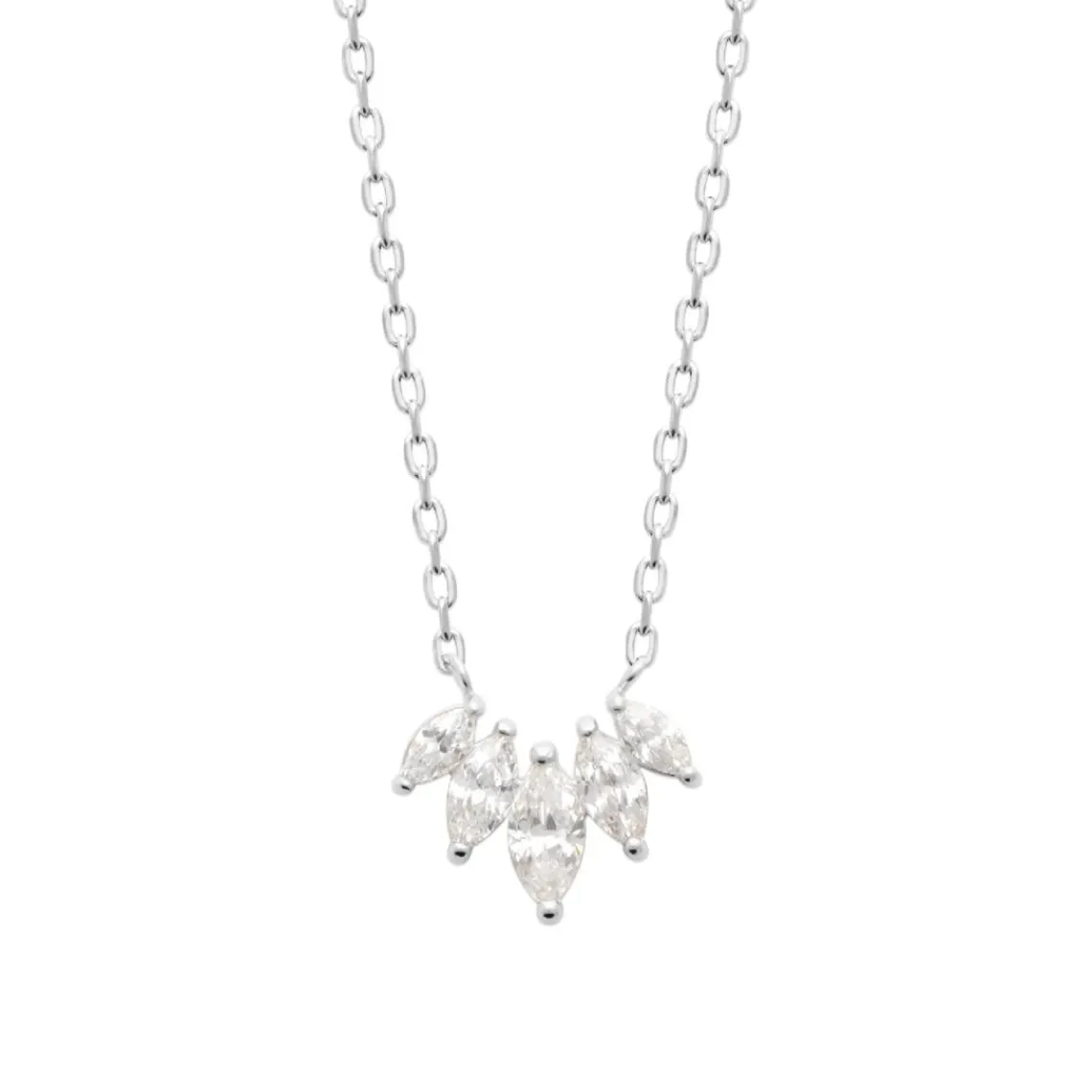 Maison de la Bijouterie Collier femme argent pendentif de zirconium VW3WUU45 | Femme Collier Et Pendentif