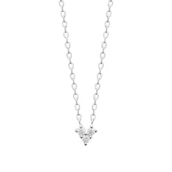 Maison de la Bijouterie Collier femme argent pendentif oxyde de zirconium VW3W6W45 | Femme Collier Et Pendentif
