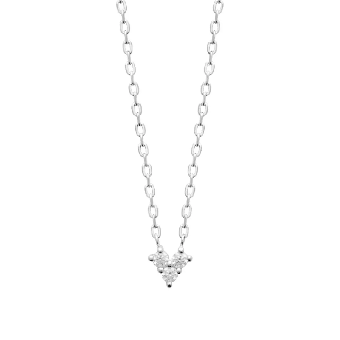 Maison de la Bijouterie Collier femme argent pendentif oxyde de zirconium VW3W6W45 | Femme Collier Et Pendentif