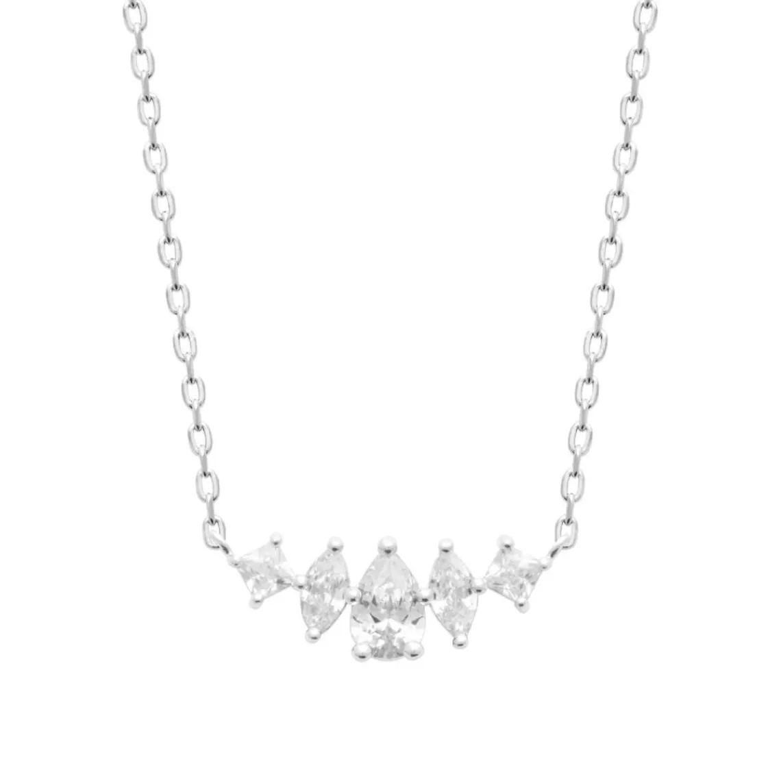 Maison de la Bijouterie Collier femme argent pendentif fantaisie oxyde VW3U4U45 | Femme Collier Et Pendentif