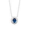Maison de la Bijouterie Collier femme argent pierre bleue VW36Z545 | Femme Collier Et Pendentif