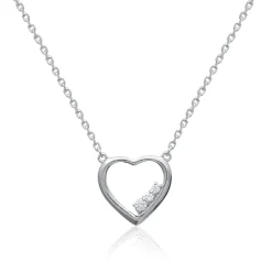 Maison de la Bijouterie Collier femme argent rhodié - VWZ3Y045 | Femme Collier Et Pendentif