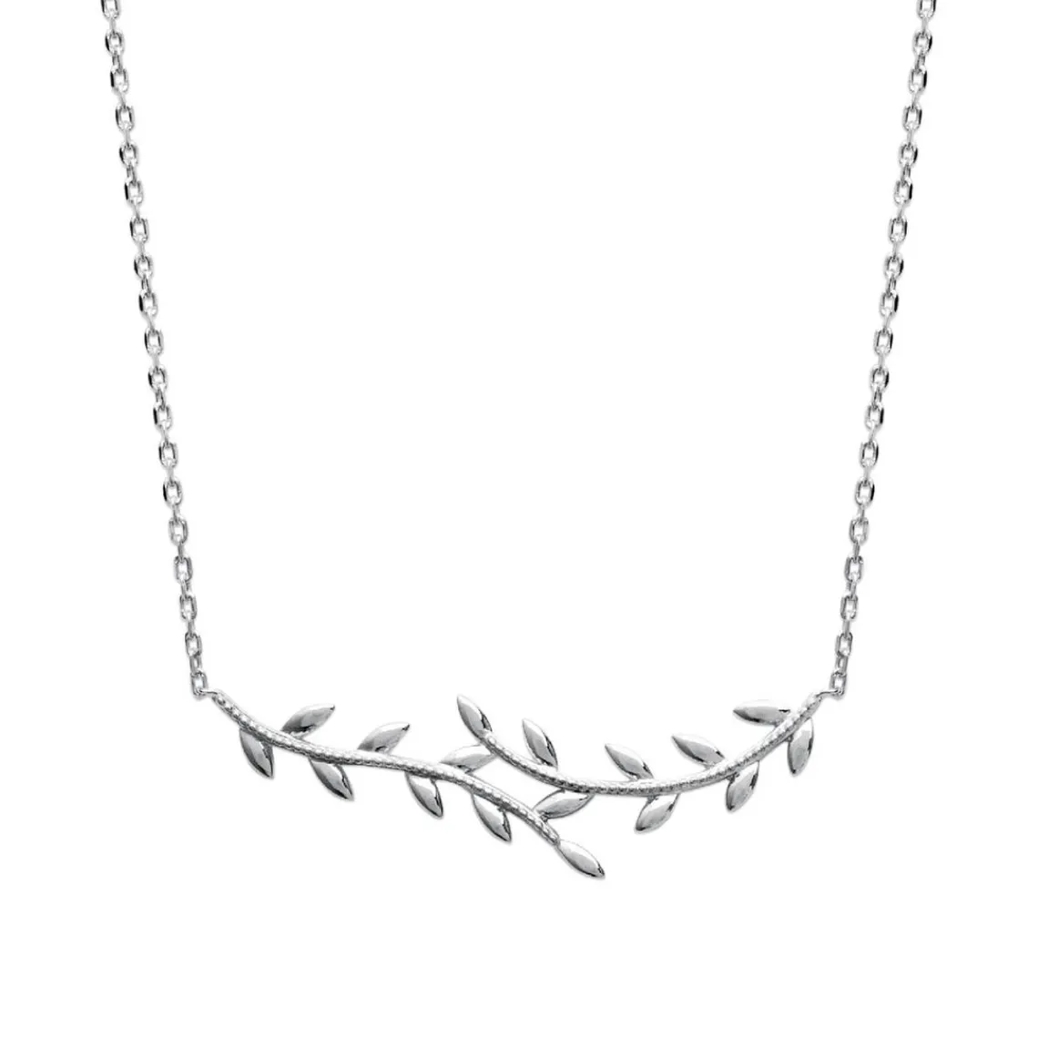 Maison de la Bijouterie Collier femme argent rhodié - WYZ3YW45 | Femme Collier Et Pendentif
