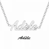 Athème Collier Femme - B2689-ARGENT-ADELE Acier | Femme Collier Et Pendentif