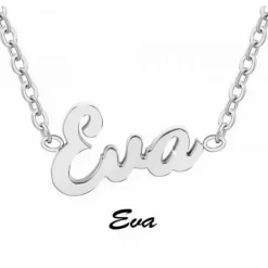 Athème Collier Femme - B2689-ARGENT-EVA Acier Argent | Femme Collier Et Pendentif