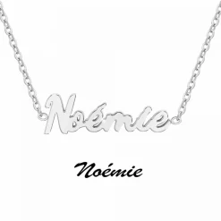 Athème Collier Femme - B2689-ARGENT-NOEMIE Acier Argent | Femme Collier Et Pendentif