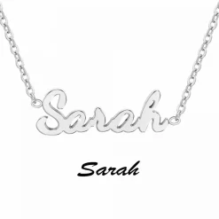 Athème Collier Femme - B2689-ARGENT-SARAH Acier Argent | Femme Collier Et Pendentif