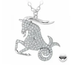 Athème Collier Femme - B2425-CAPRICORNE Métal Argent | Femme Collier Et Pendentif
