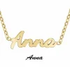 Athème Collier Femme - B2689-DORE-ANNA Acier Doré | Femme Collier Et Pendentif