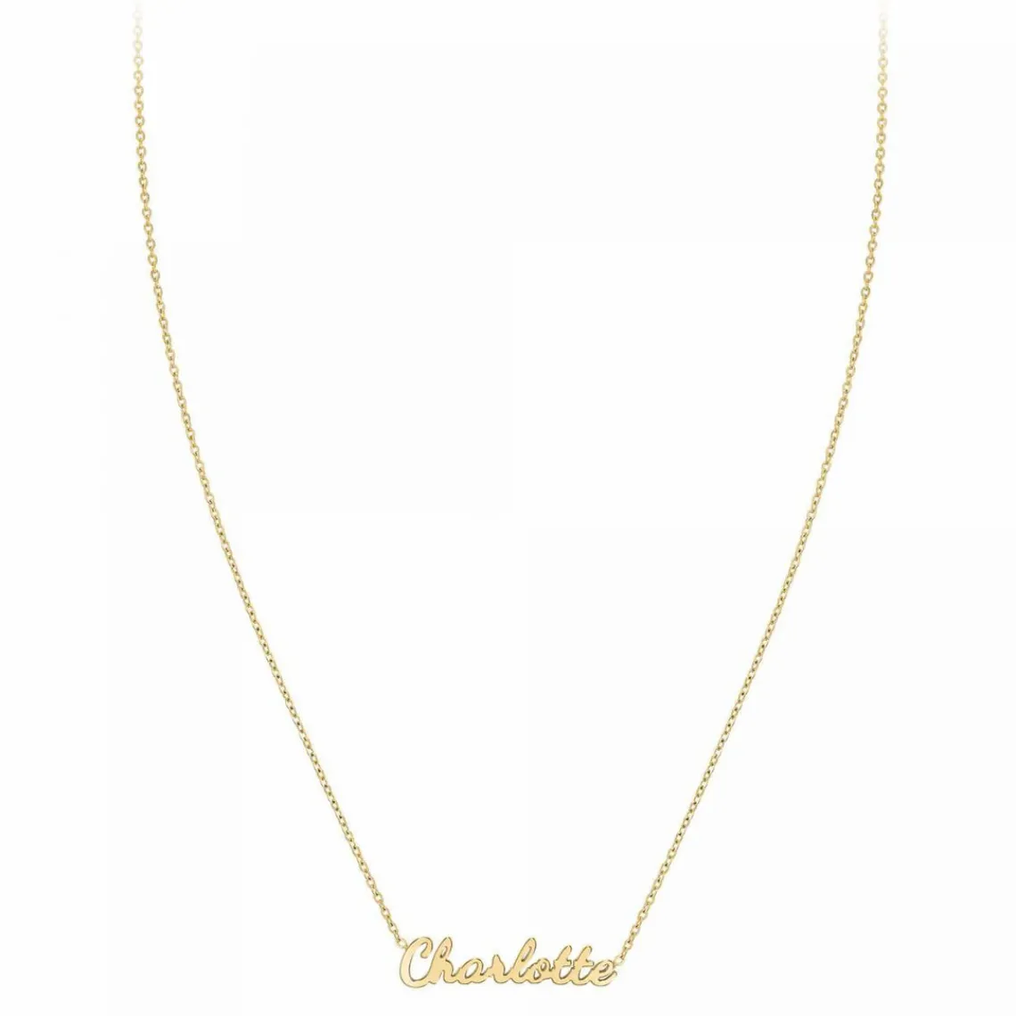 Athème Collier Femme - B2689-DORE-CHARLOTTE Acier | Femme Collier Et Pendentif