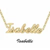 Athème Collier Femme - B2689-DORE-ISABELLE Acier | Femme Collier Et Pendentif