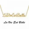 Athème Collier Femme - B2689-DORE-LAVIEESTBELLE Acier | Femme Collier Et Pendentif