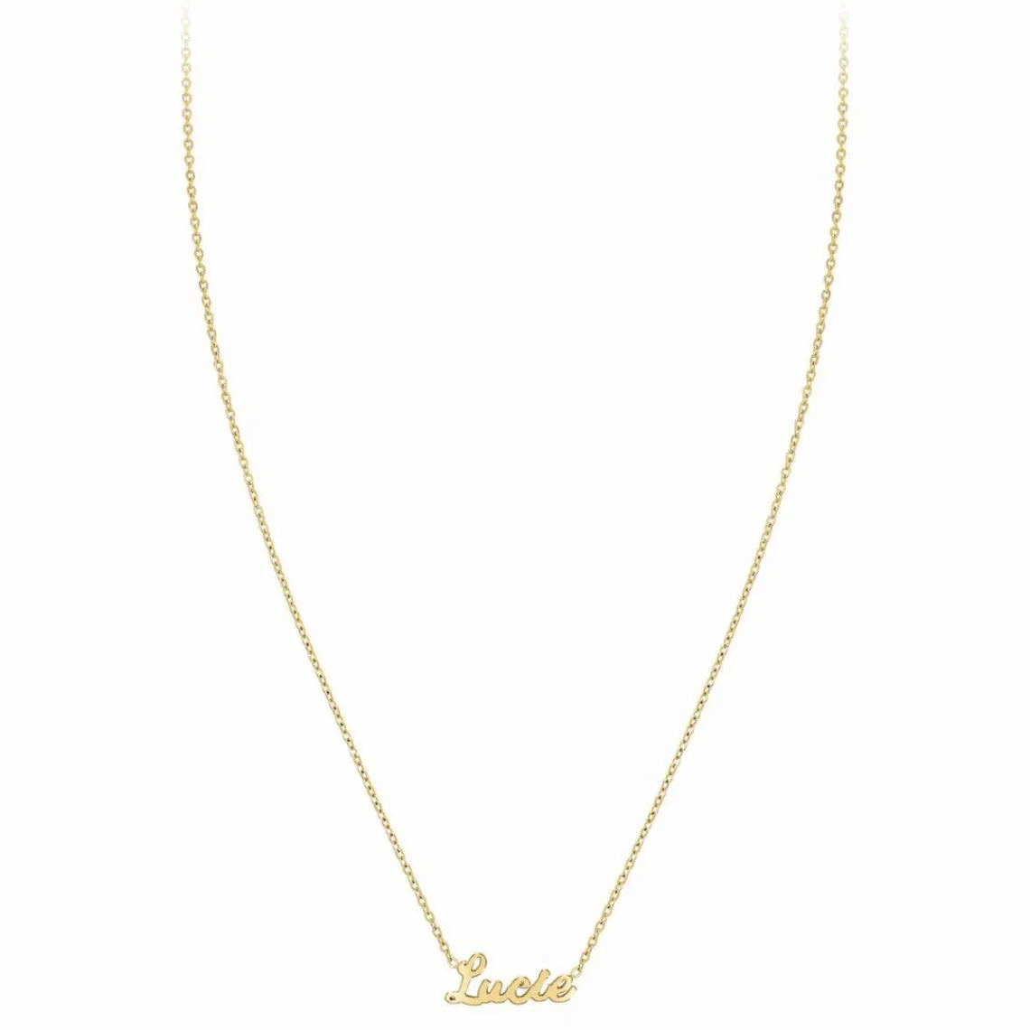 Athème Collier Femme - B2689-DORE-LUCIE Acier Doré | Femme Collier Et Pendentif