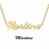 Athème Collier Femme - B2689-DORE-MARTINE Acier Doré | Femme Collier Et Pendentif