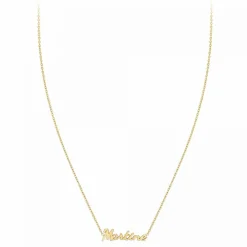 Athème Collier Femme - B2689-DORE-MARTINE Acier Doré | Femme Collier Et Pendentif