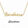 Athème Collier Femme - B2689-DORE-SANDRINE Acier Doré | Femme Collier Et Pendentif