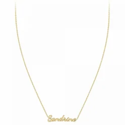 Athème Collier Femme - B2689-DORE-SANDRINE Acier Doré | Femme Collier Et Pendentif