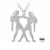 Athème Collier Femme B2425-GEMEAUX - Métal Argent | Femme Collier Et Pendentif