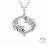 Athème Collier Femme - B2425-POISSON Métal Argent | Femme Collier Et Pendentif
