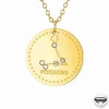 Athème Collier femme - B2449-POISSON Acier Doré | Femme Collier Et Pendentif