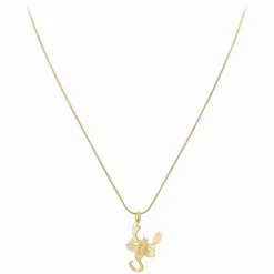 Athème Collier Femme B2427-SCORPION - Acier Doré | Femme Collier Et Pendentif