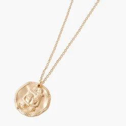 Balaboosté Collier Femme Astrologique Gemeaux - 3502456531499 Métal Doré | Femme Collier Et Pendentif
