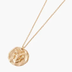 Balaboosté Collier Femme Astrologique Belier - 3502456531468 Métal Doré | Femme Collier Et Pendentif