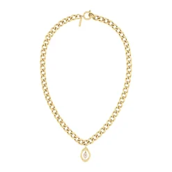 Calvin Klein Bijoux Collier Femme Calvin Klein Edgy Pearls - 35000560 Acier Doré | Femme Collier Et Pendentif