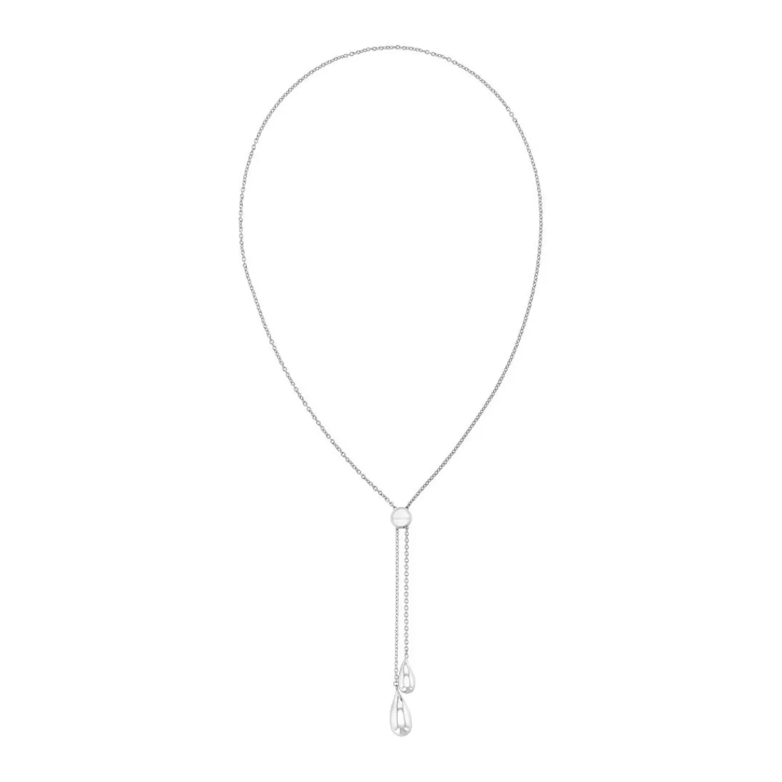 Calvin Klein Bijoux Collier Femme Calvin Klein Sculptured Drops - 35000086 Acier Argent | Femme Collier Et Pendentif