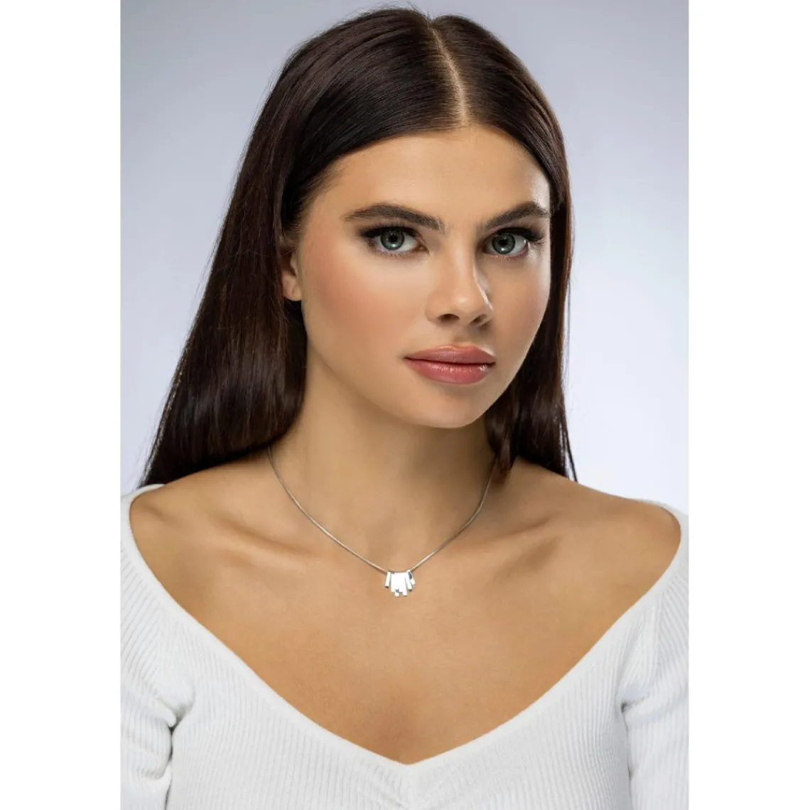 Emily Westwood Bijoux Collier femme Emily Westwood EWN23103S - Acier Argent | Femme Collier Et Pendentif