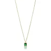 Emily Westwood Bijoux Collier femme Emily Westwood EWN23082G - Acier Doré et Vert | Femme Collier Et Pendentif