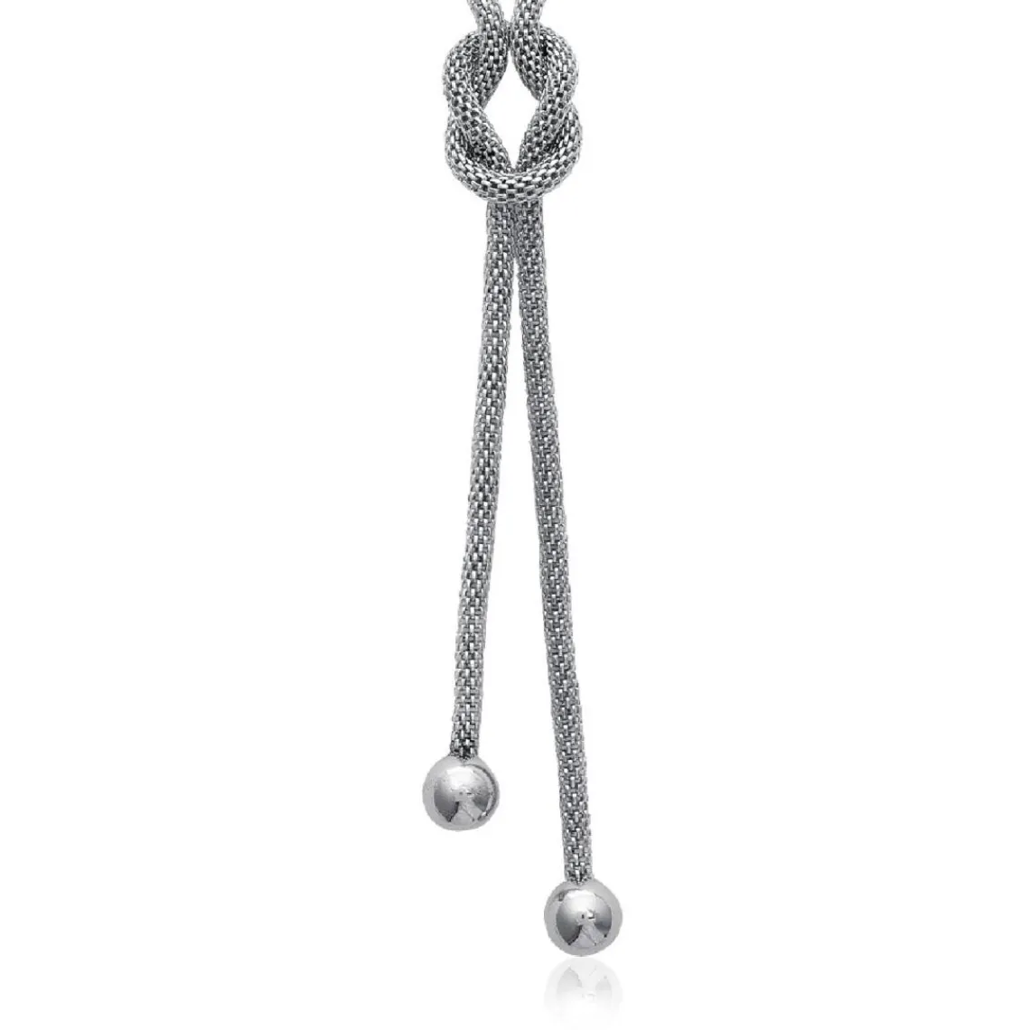 Maison de la Bijouterie Collier femme fantaisie acier argent 3Z003045 | Femme Collier Et Pendentif