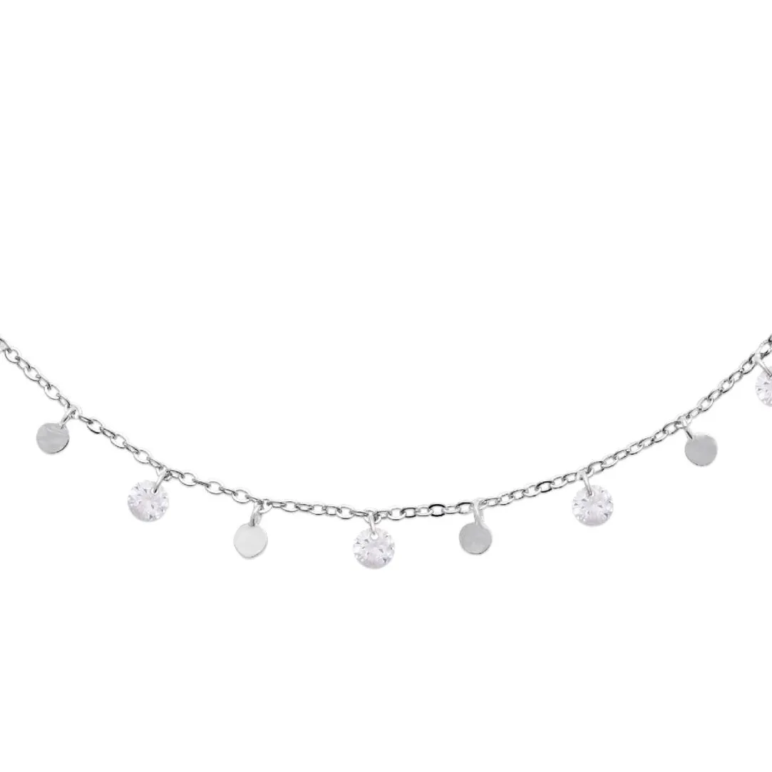 Maison de la Bijouterie Collier femme fantaisie argent VW35ZW45 | Femme Collier Et Pendentif