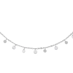 Maison de la Bijouterie Collier femme fantaisie argent VW35ZW45 | Femme Collier Et Pendentif