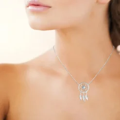 Maison de la Bijouterie Collier Femme fantaisie Argent VWZW5W45 | Femme Collier Et Pendentif