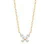Maison de la Bijouterie Collier femme fantaisie oxyde de zirconium plaqué or UW3VV345 | Femme Collier Et Pendentif