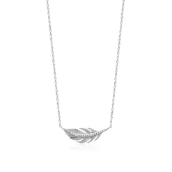 Maison de la Bijouterie Collier Femme fantaisie oxyde zirconium Argent VWZW3445 | Femme Collier Et Pendentif