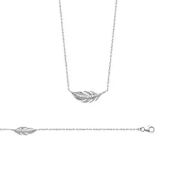Maison de la Bijouterie Collier Femme fantaisie oxyde zirconium Argent VWZW3445 | Femme Collier Et Pendentif