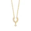 Maison de la Bijouterie Collier femme fantaisie oz plaqué or UW404V45 | Femme Collier Et Pendentif